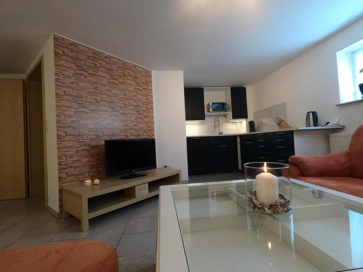 Ferienwohnung Am Teufelsloch Eckersdorf エクステリア 写真