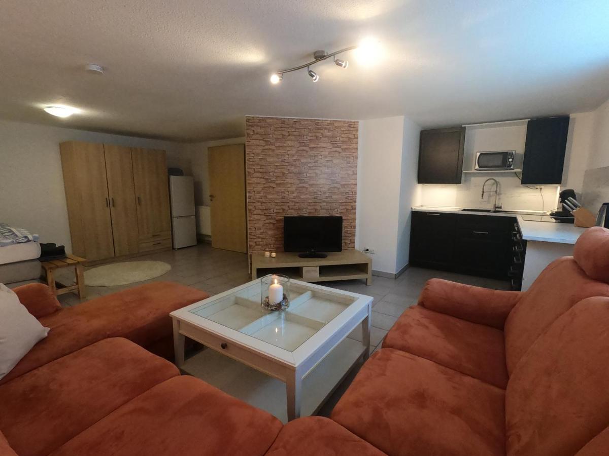 Ferienwohnung Am Teufelsloch Eckersdorf エクステリア 写真